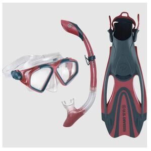 US Divers Cozumel TX Island Dry Snorkel & Proflex FX Set